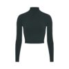NikeSKIMS VINTAGE SØMLØS CROP TOP MED HØJ HALS