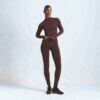 NikeSKIMS VINTAGE SØMLØS CROP TOP MED HØJ HALS