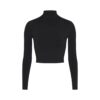 NikeSKIMS VINTAGE SØMLØS CROP TOP MED HØJ HALS