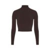 NikeSKIMS VINTAGE SØMLØS CROP TOP MED HØJ HALS