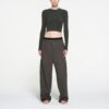 NY VINTAGE CROPPED LANGERMET T-SHIRT