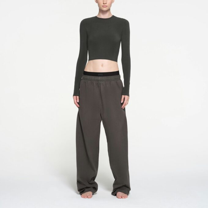 NY VINTAGE CROPPED LANGERMET T-SHIRT