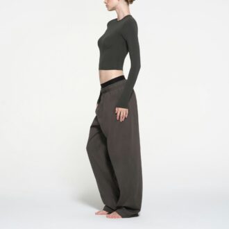 NY VINTAGE CROPPED LANGERMET T-SHIRT