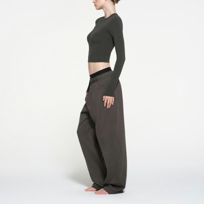 NY VINTAGE CROPPED LANGERMET T-SHIRT