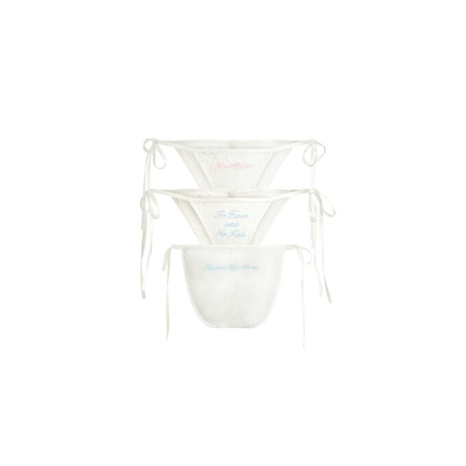 NYHED INTIMATES BRODERET BIKINI 3-PAK