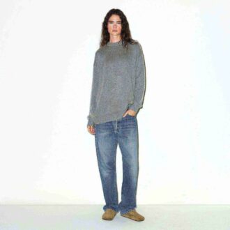 OVERSIZED KASHMERISK TRØJE