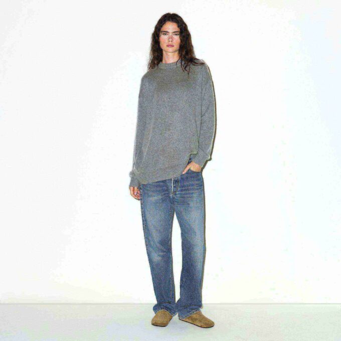 OVERSIZED KASHMERISK TRØJE