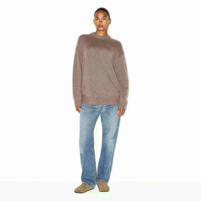 OVERSIZED KASHMERISK TRØJE