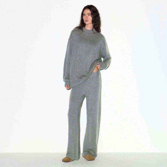 OVERSIZED KASHMERISK TRØJE