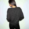 OVERSIZED ULD OG CASHMERE TRØJE MED V-HALS