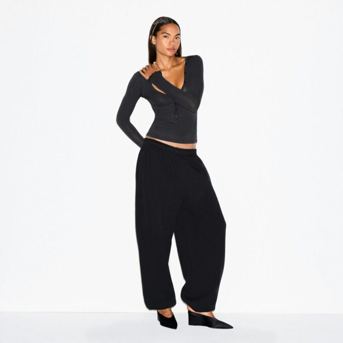OVERSIZERET KRAFTIGT FLEECE JOGGER