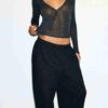 OVERSIZERET KRAFTIGT FLEECE JOGGER