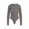 PASSER TIL ALLE LANGÆRMET BODYSUIT MED RUND HALS
