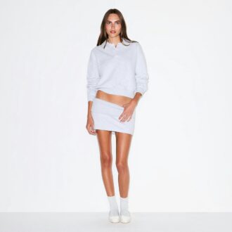 POLO-SWEATSHIRT I BOMULDSFLEEC