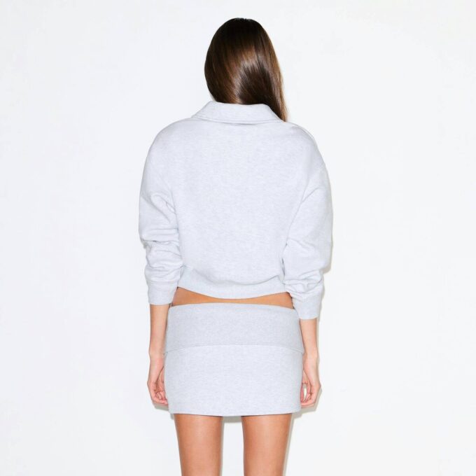 POLO-SWEATSHIRT I BOMULDSFLEEC