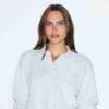 POLO-SWEATSHIRT I BOMULDSFLEEC