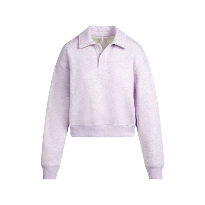 POLO-SWEATSHIRT I BOMULDSFLEEC