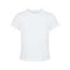 RELAXED T-SHIRT MED KRUMPEDE SKJORTER