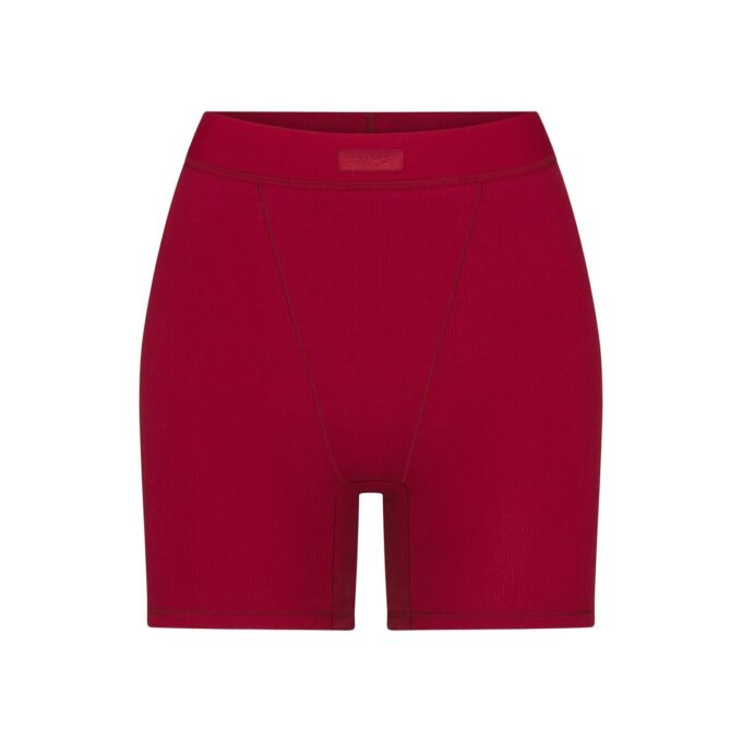 RIBBEDE BOXERSORTER I BOMULD
