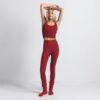 RIBBEDE LEGGINGS I BOMULD