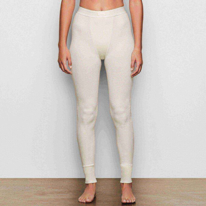 RIBBEDE LEGGINGS I BOMULD