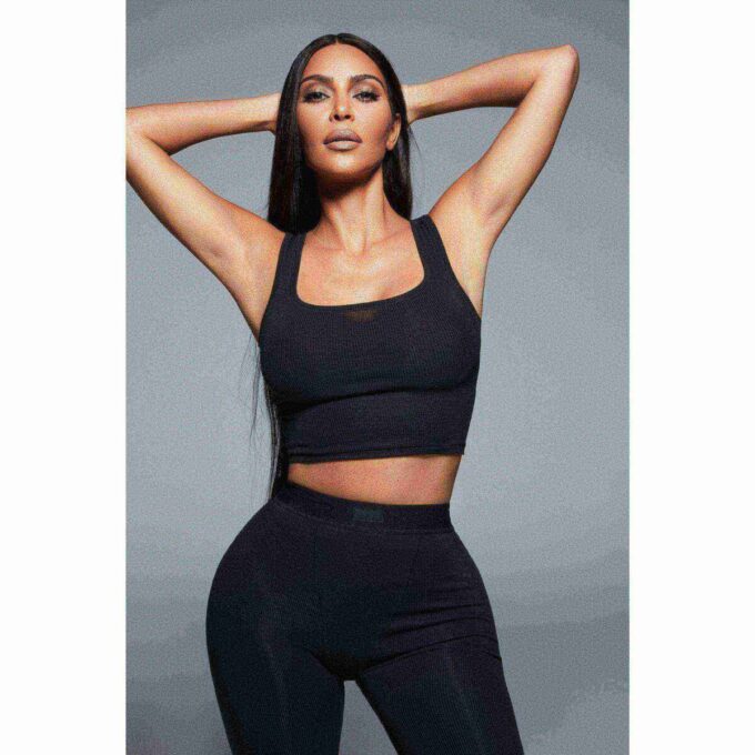 RIBBEDE LEGGINGS I BOMULD