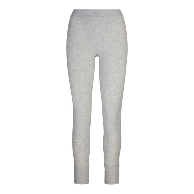 RIBBEDE LEGGINGS I BOMULD