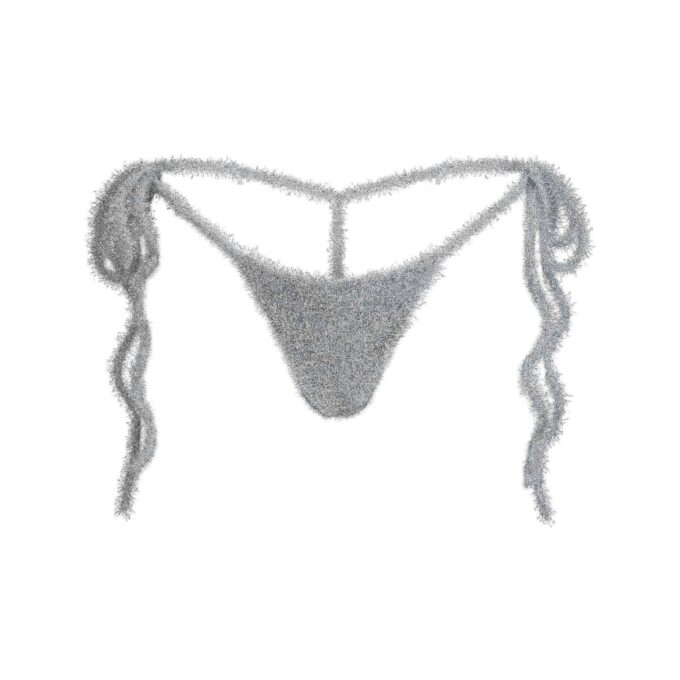 SÆT MED GLITTER-BRALETTE OG THRING