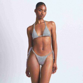 SÆT MED GLITTER-BRALETTE OG THRING