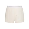 SÆT MED RIBBEDE SKØLETANKER OG SHORTS I BOMULD