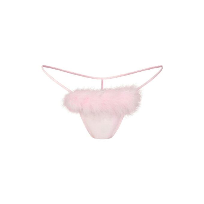 SILKE FJERKANTET BUTTERFLY THONG
