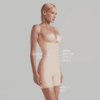 SKIMS BODY CORE SCULPT ÅBEN BRYST MIDTLÅR-BODYSUIT