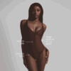 SKIMS BODY CORE SCULPT PLUNGE THONG-BODYSUIT