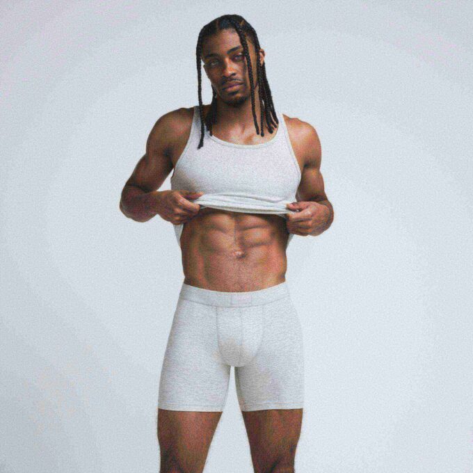 SKIMS BOMULD HERRE 13 cm BOXERSHORT