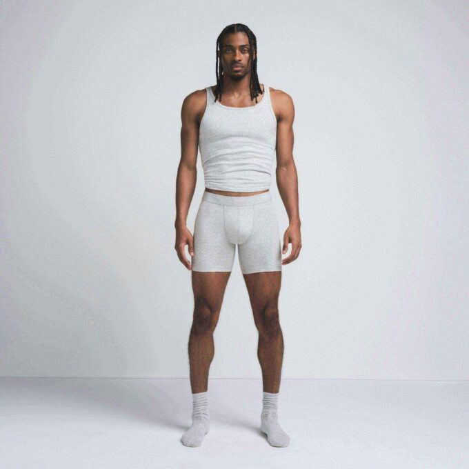 SKIMS BOMULD HERRE 13 cm BOXERSHORT