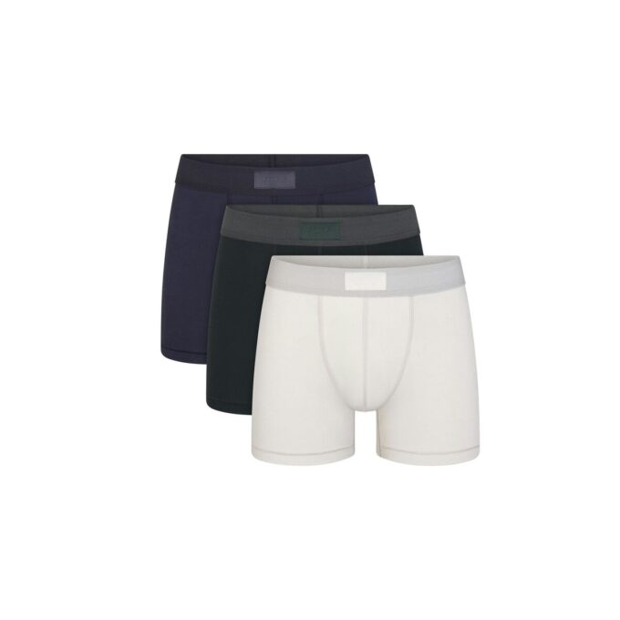 SKIMS BOMULD HERRE 7,5 cm BOXERSHOWS 3-PAK