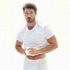 SKIMS BOMULD HERRE KLASSISK T-SHIRT