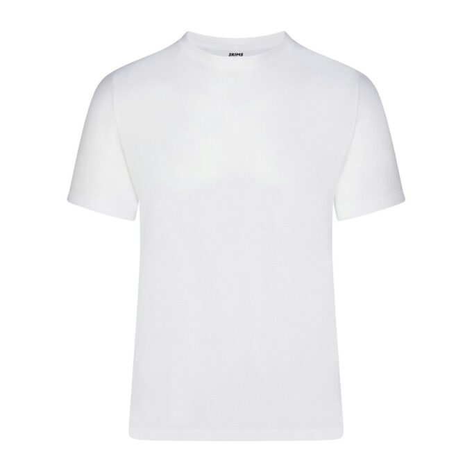 SKIMS BOMULD HERRE KLASSISK T-SHIRT