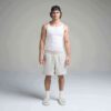 SKIMS BOMULD HERRE RIBBELT TANKTOP 3-PAK