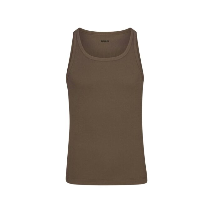 SKIMS BOMULD HERRE RIBBELT TANKTOP 3-PAK