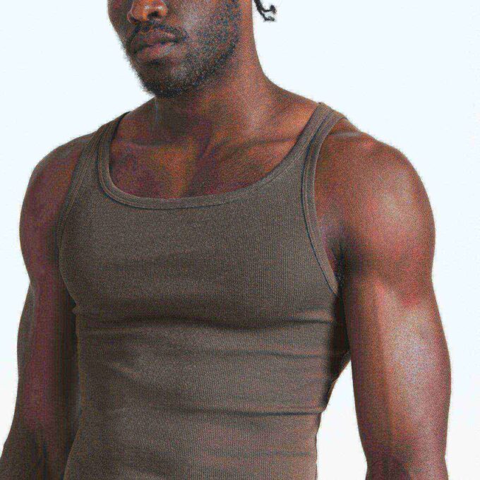 SKIMS BOMULD HERRE RIBBELT TANKTOP 3-PAK