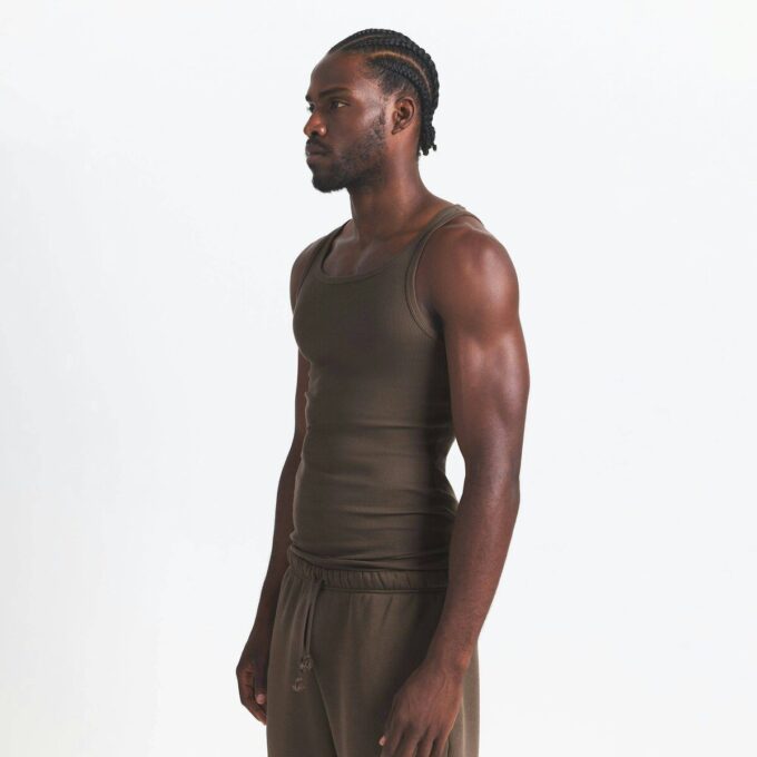 SKIMS BOMULD HERRE RIBBELT TANKTOP 3-PAK