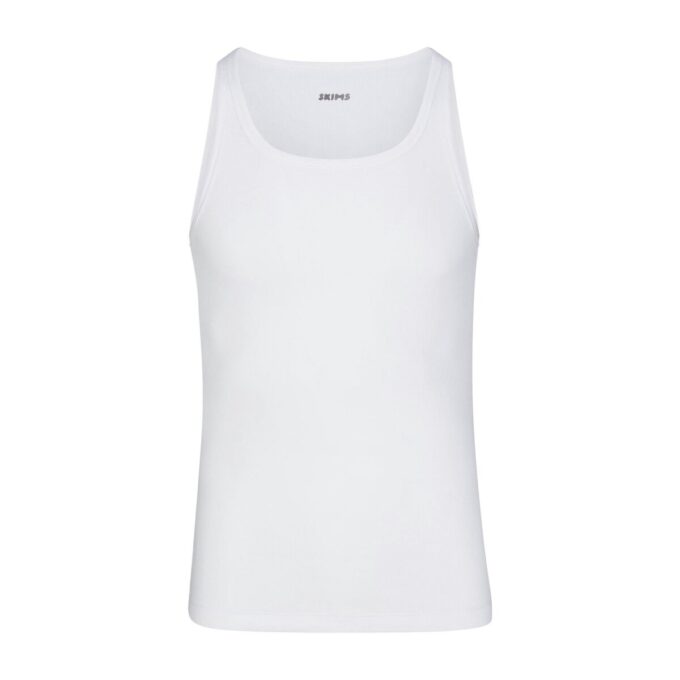 SKIMS BOMULD HERRE RIBBELT TANKTOP 3-PAK