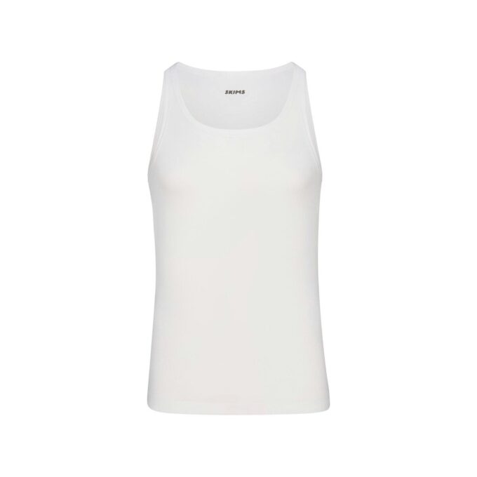 SKIMS BOMULD HERRE RIBBELT TANKTOP 3-PAK