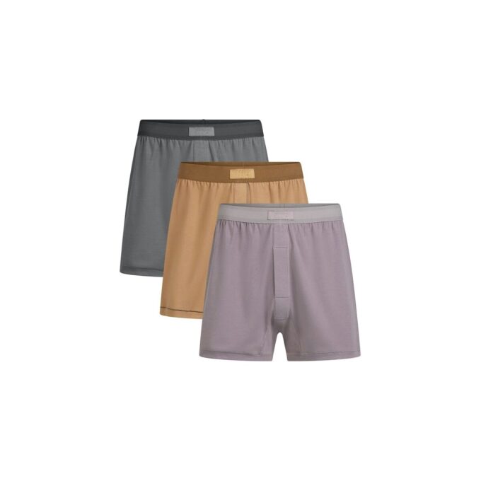 SKIMS BOMULD HERRE STRIK BOXERS 3-PAK