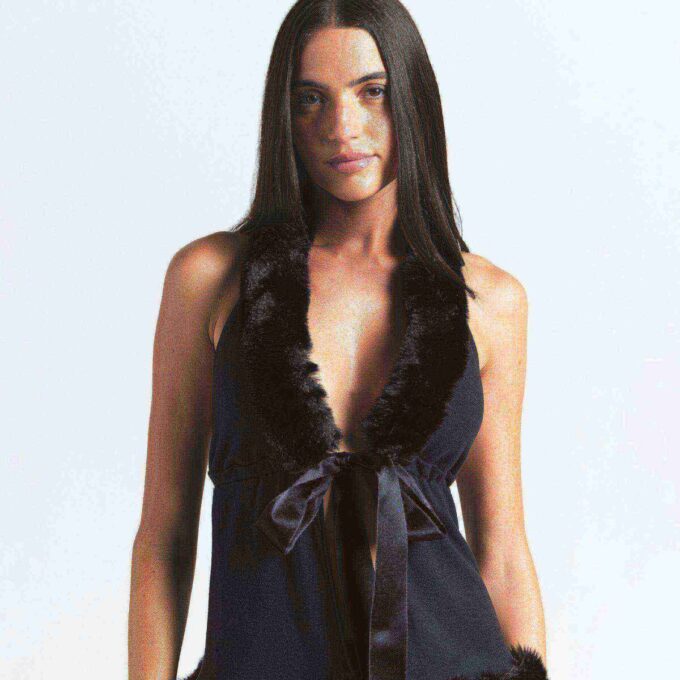 SKIMS CLOUD HALTER TOP