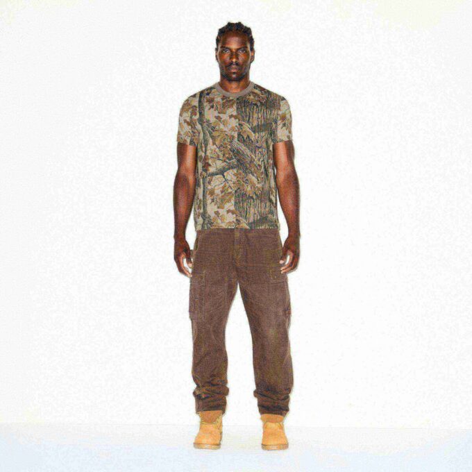 SKIMS COTTON HERRE REALTREE KLASSISK T-SHIRT