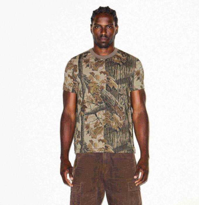 SKIMS COTTON HERRE REALTREE KLASSISK T-SHIRT