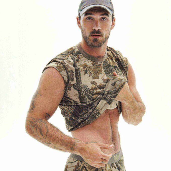 SKIMS COTTON HERRE REALTREE KLASSISK T-SHIRT