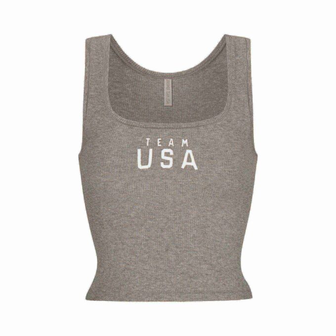 SKIMS TIL TEAM USA BOMULDSRIB OLYMPIC T-SHIRT